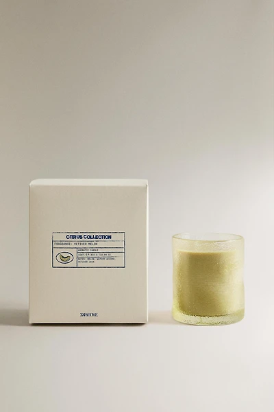 (310 G) VETIVER MELON SCENTED CANDLE