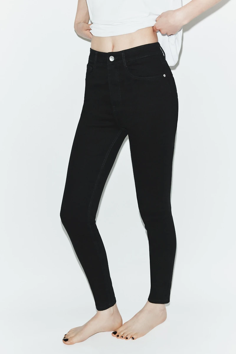 TRF HI-RISE SKINNY JEANS