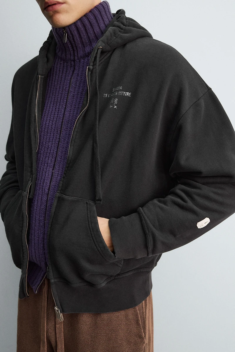 HOODIE WITH ZIPPER X SR_A