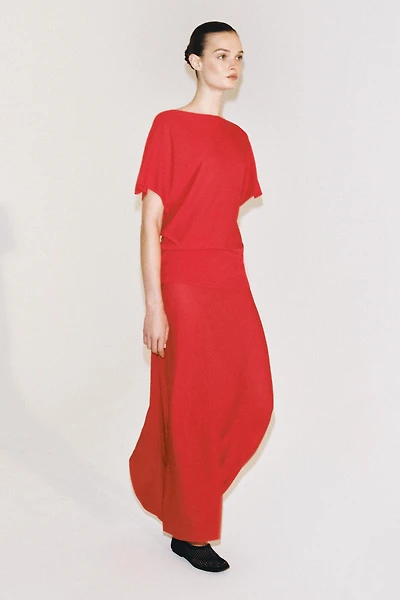 LONG KNIT SKIRT