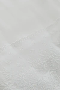 EMBROIDERED FLAT SHEET