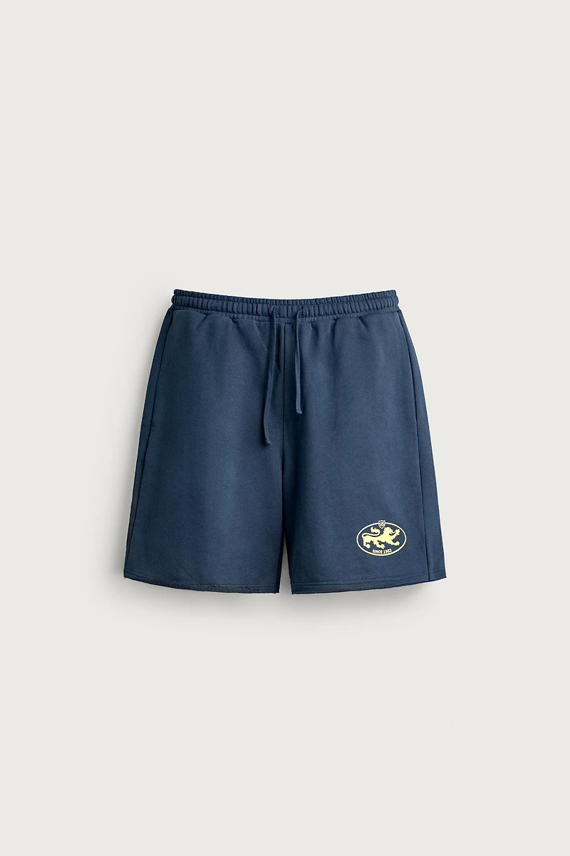 GRAPHIC PRINT JOGGER SHORTS