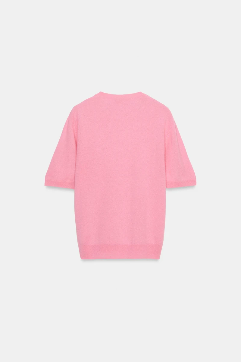 100% WOOL SHORT SLEEVE JUMPER