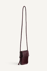 LIMITED EDITION EMBOSSED LEATHER CROSSBODY BAG