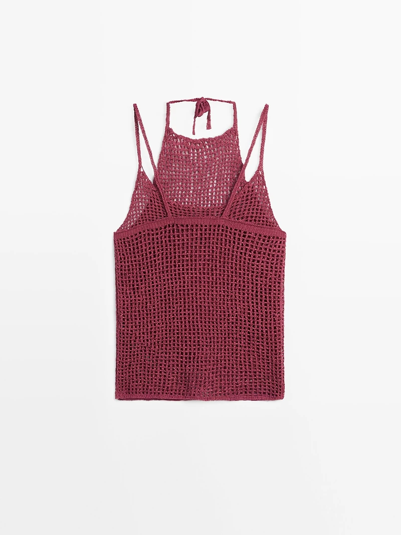 Double crochet knit top