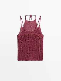 Double crochet knit top