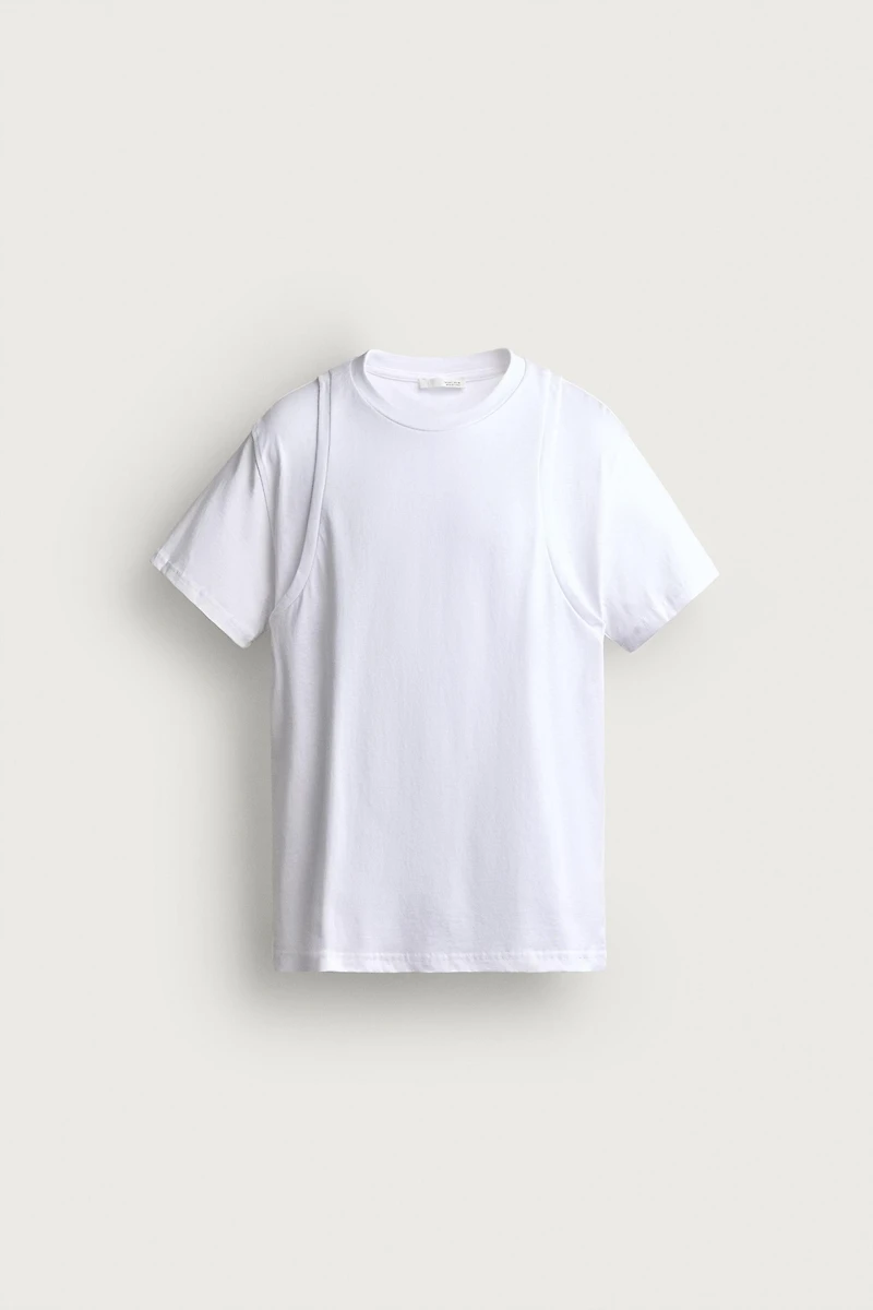 T-SHIRT EFFET SUPERPOSITION