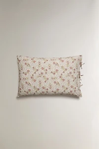 KIDS' FLORAL COTTON PILLOWCASE