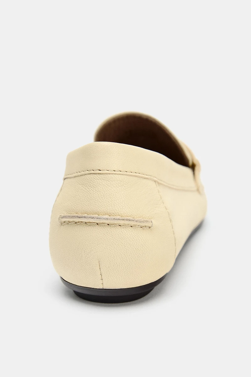 LEATHER PENNY LOAFERS