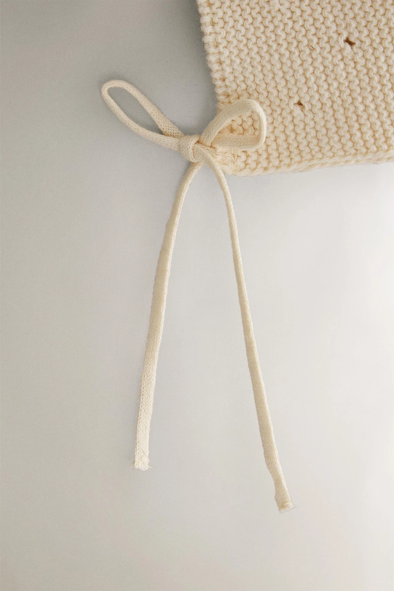 CHILDREN’S CHUNKY KNIT BONNET
