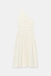 ROBE ASYMÉTRIQUE TEXTURÉE