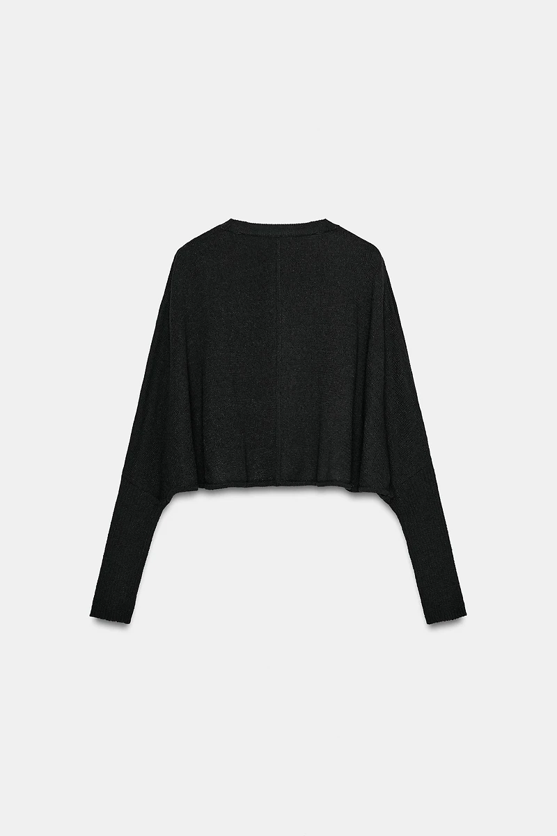 PULL COURT MAILLE MANCHES CHAUVE-SOURIS
