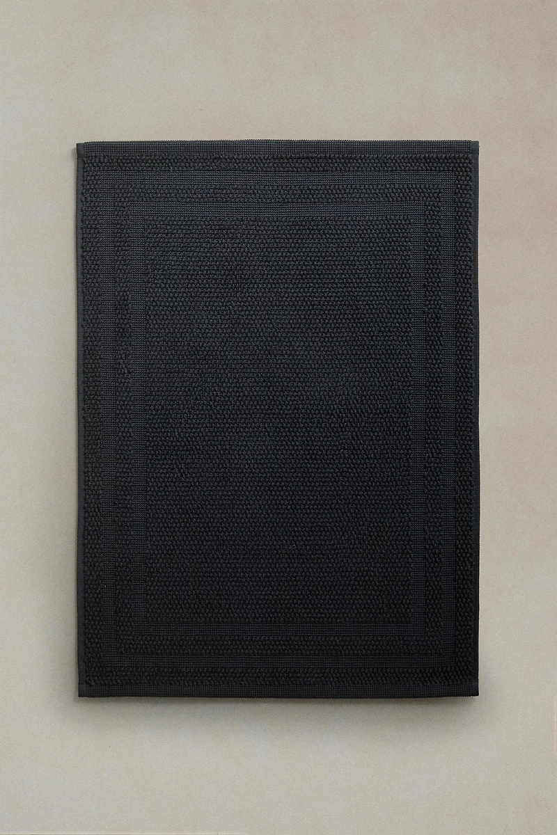 NON-SLIP COTTON BATH MAT