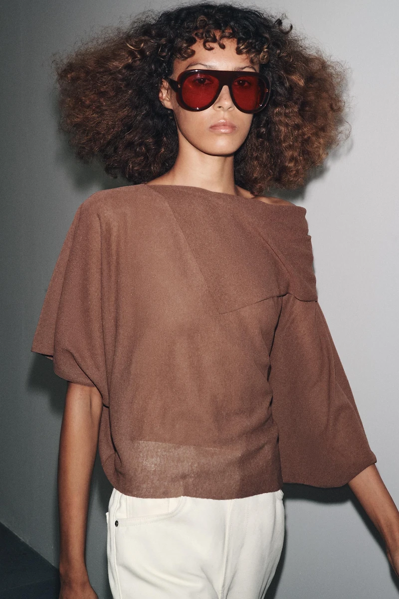 TOP SUPERPOSITION EN MAILLE UNIE