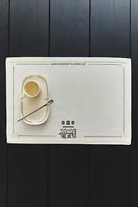 COTTON COFFEE SHOP PLACEMAT