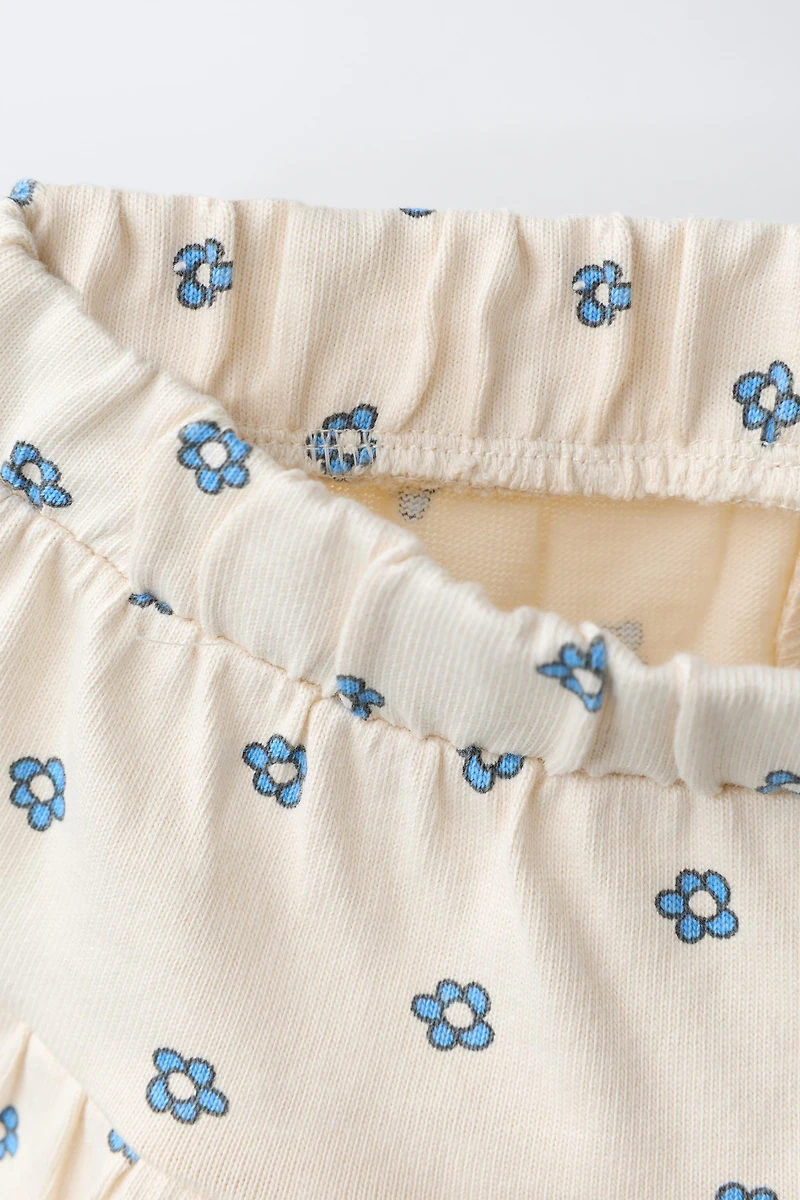 SHORT EN MOLLETON IMPRIMÉ