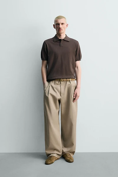 REGULAR FIT KNIT POLO SHIRT