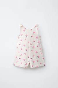 SHORT FLORAL JUMPSUIT