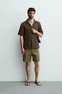 TEXTURED REGULAR FIT SHIRT