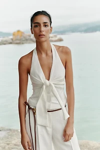 KNOT HALTER VEST