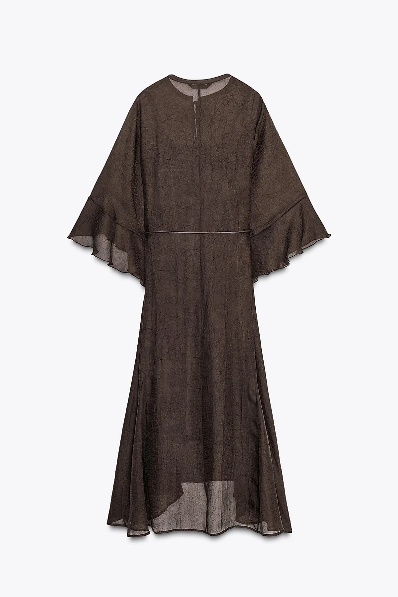 BELTED CAFTAN DRESS
