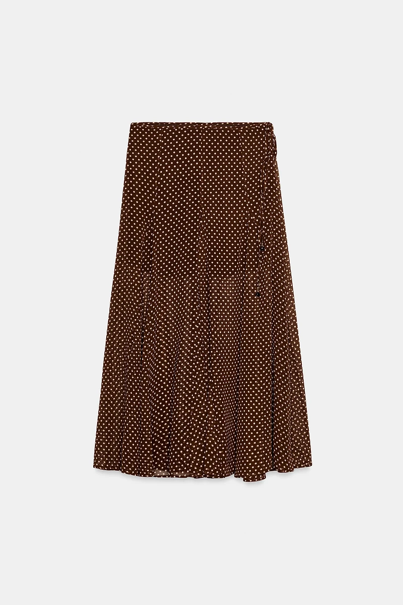 POLKA DOT MIDI SKIRT