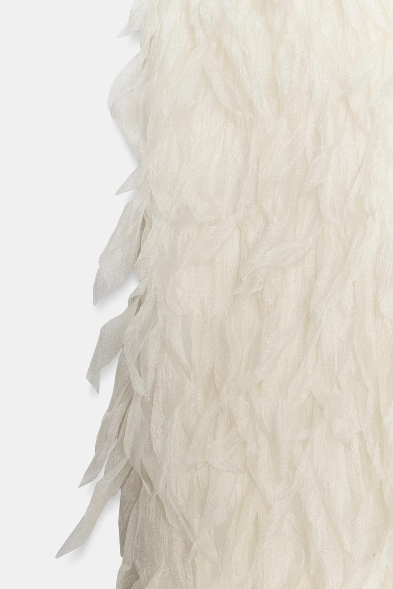 FEATHER SKIRT ZW COLLECTION LIMITED EDITION