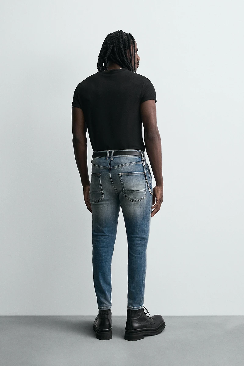 SKINNY CROPPED FIT JEANS