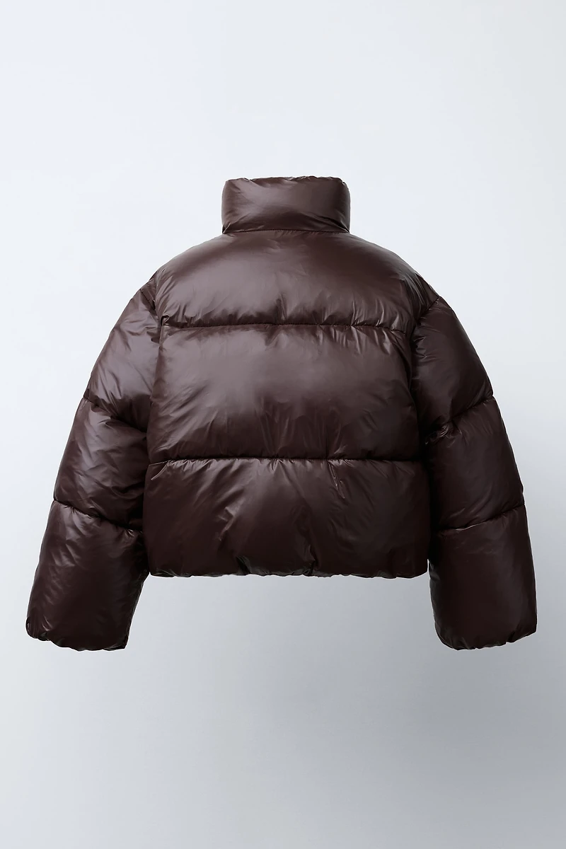 CHAMPION ® X ZARA EMBROIDERED PUFFER JACKET