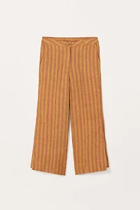 STRIPED 100% LINEN PANTS LIMITED EDITION