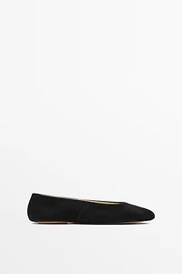 Soft leather ballet flats