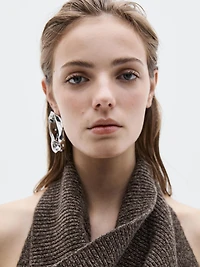 Knit wool and silk halter top - LIMITED