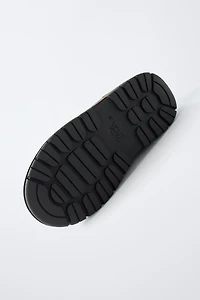 BOTTES EN CUIR DOUBLÉES