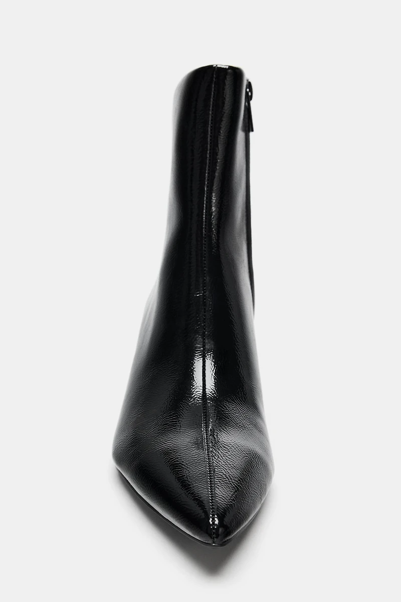 KITTEN HEEL ANKLE BOOTS