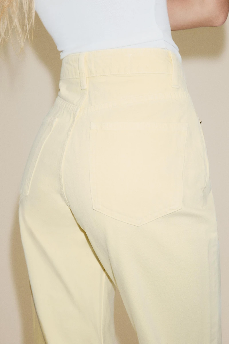 JEAN TRF MOM FIT TAILLE HAUTE