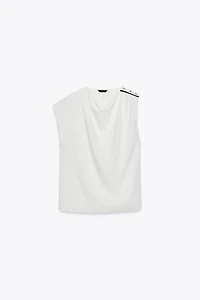 SHOULDER BUTTON BLOUSE