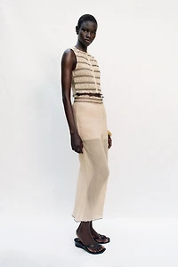 CULOTTES WITH CONTRASTING SEAMS