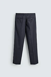 REGULAR FIT PLAID SUIT PANTS