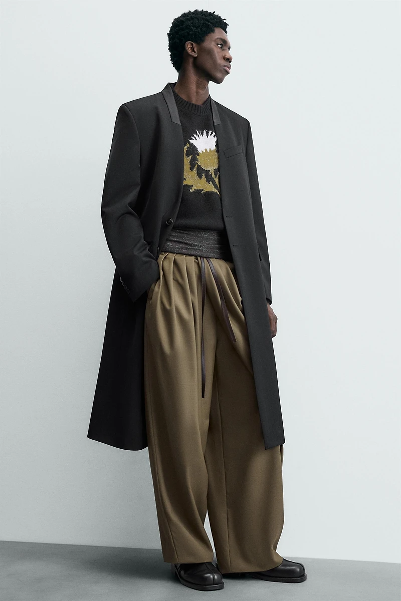 STRIPED JACQUARD FROCK COAT LIMITED EDITION