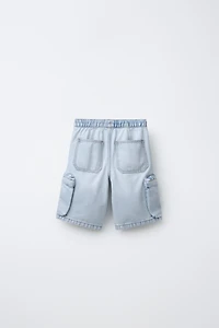 URBAN DENIM CARGO SHORTS
