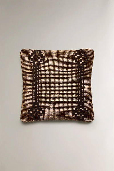 JUTE THROW PILLOW COVER