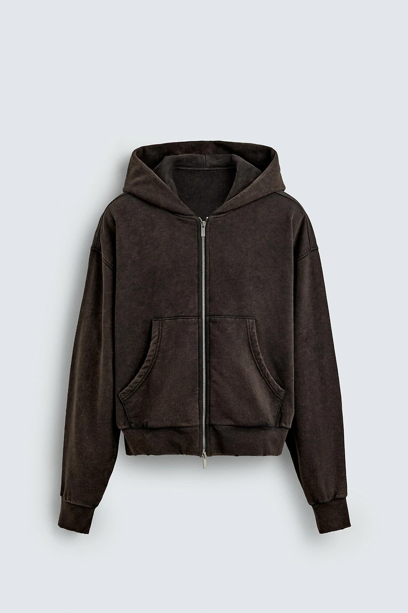 SWEAT À CAPUCHE COURT