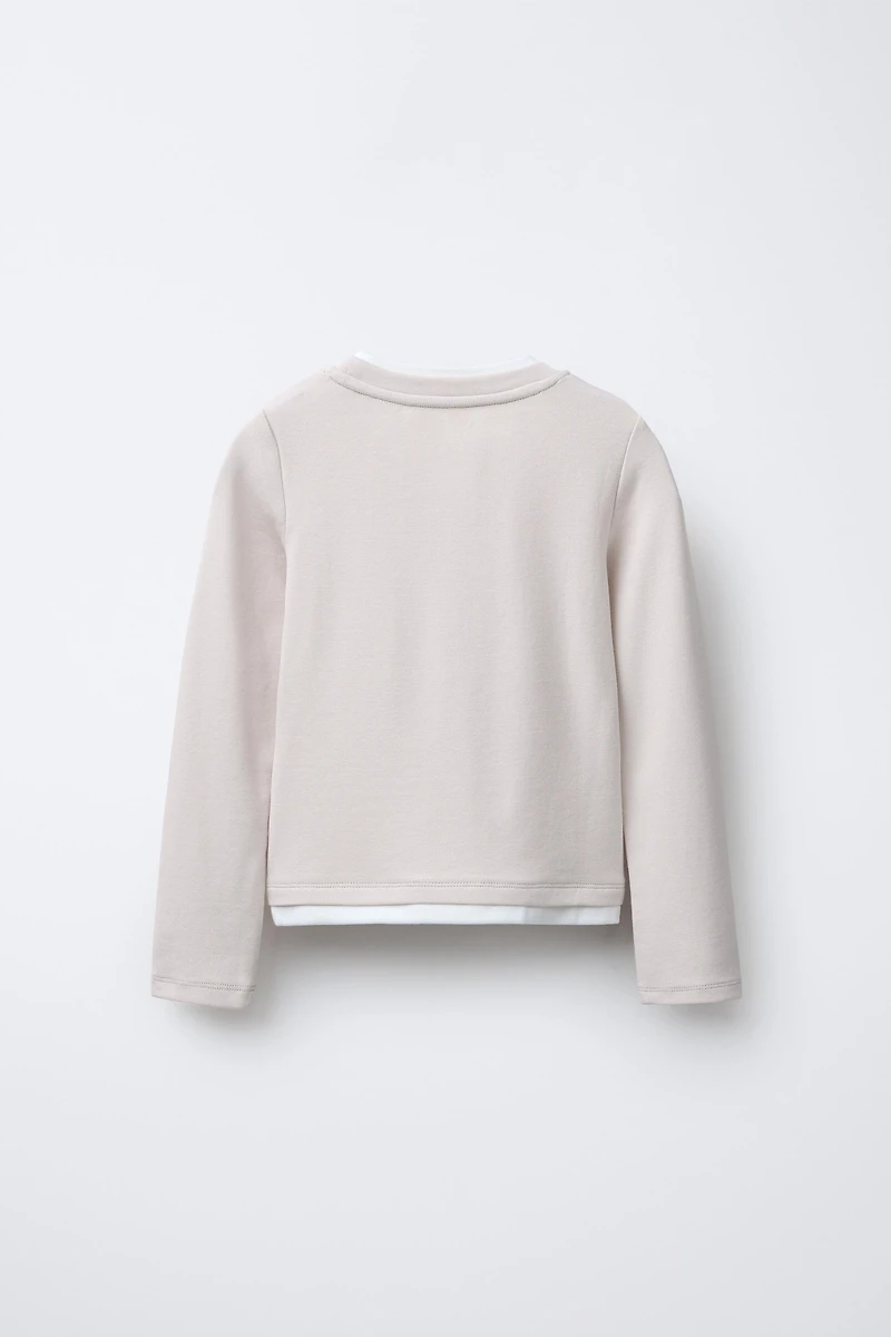 DOUBLE T-SHIRT WITH MODAL