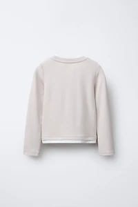 DOUBLE T-SHIRT WITH MODAL