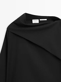 Blouse à rayures avec cape - STUDIO
