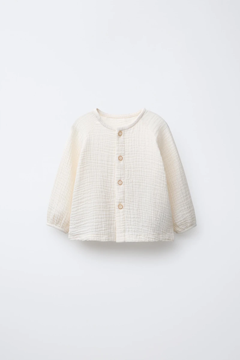 CHEMISE EN GAZE DE COTON