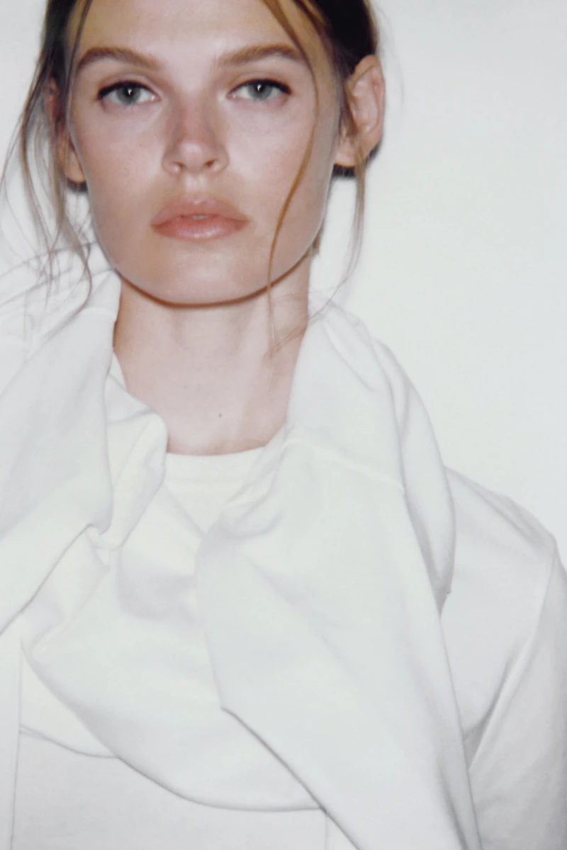 T-SHIRT EN COTON MERCERISÉ