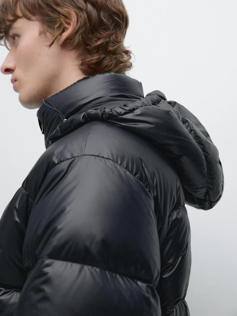 Veste matelassée satinée déperlante