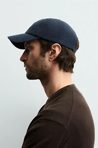 CASQUETTE EN COTON DÉLAV