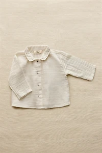 COTTON MUSLIN BABY SHIRT